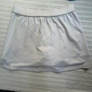 Tail Womens Size Small Athletic Skort Skirt Golf White Stretch Side Studs Slit